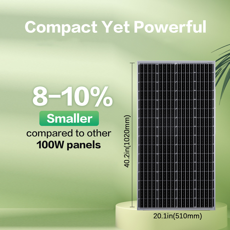 12v painel solar 120w Mono Off Grid Power para RV Campervan Barco Caravana Carrocaravana