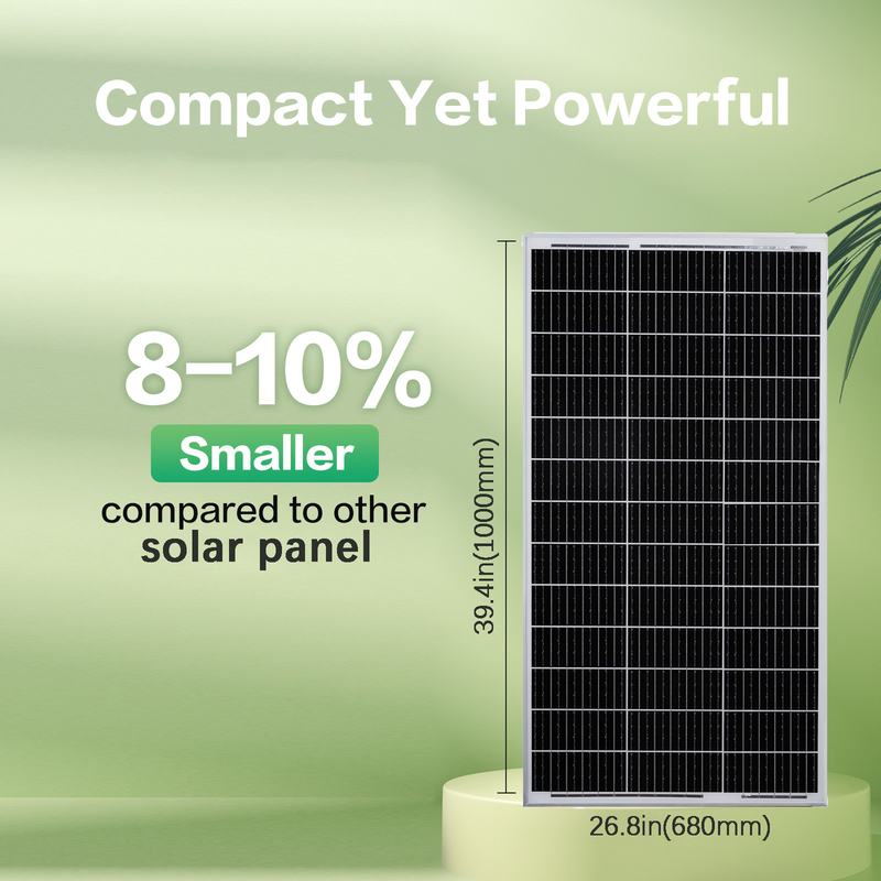 150w painel solar 12v Mono Off Grid Power para RV Campervan Barco Caravana Caravana