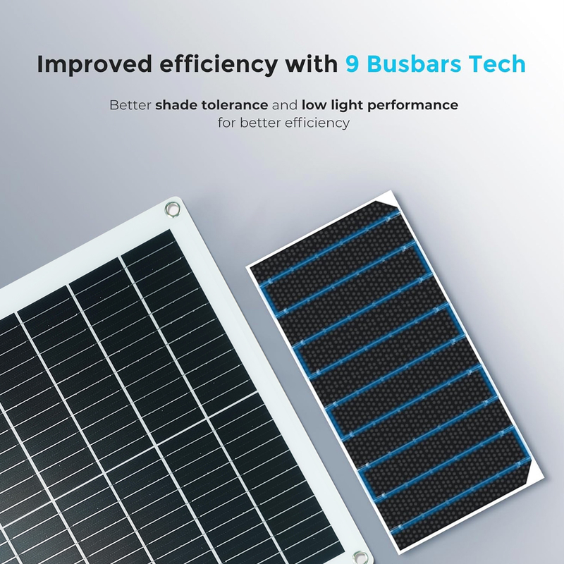 200w painel solar flexível 12v mono bateria para caravana RV barco Camper Van Shed